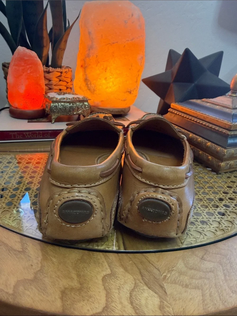 Vintage Orvis Leather Tassel Loafers Brown Kiltie Moccasins Size 10